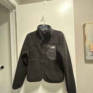 The North Face Charcoal Sherpa Jacket